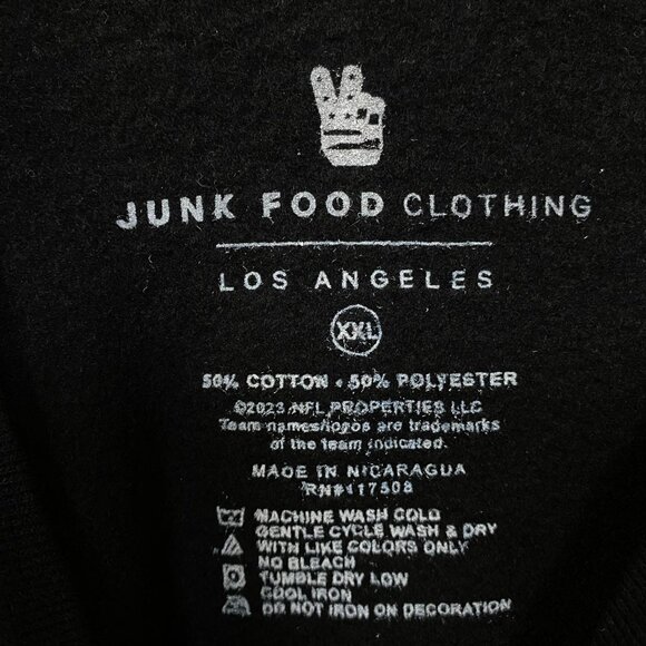 Junk Food Clothing NFL Chicago Bears Helmet Flea Market Crew sweatshirt XXL - Picture 4 of 4